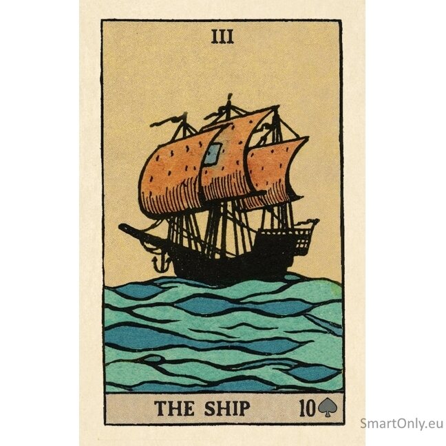 Pixie Astounding Lenormand kortos skardinėjė dėžutėje US Games Systems 5