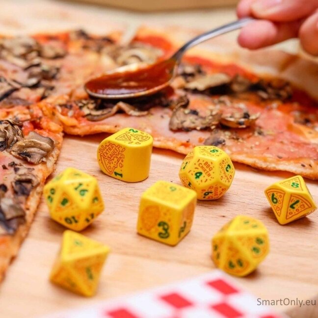 Pizza Margherita RPG kauliukų rinkinys Q WORKSHOP 1 Pizza Margherita RPG kauliukų rinkinys Q WORKSHOP 1