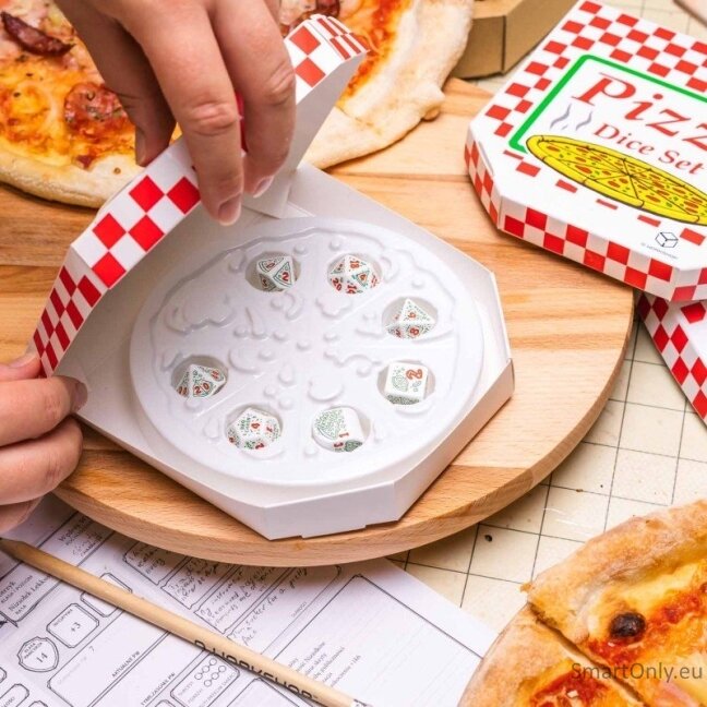 Pizza Pepperoni RPG kauliukų rinkinys Q WORKSHOP 8