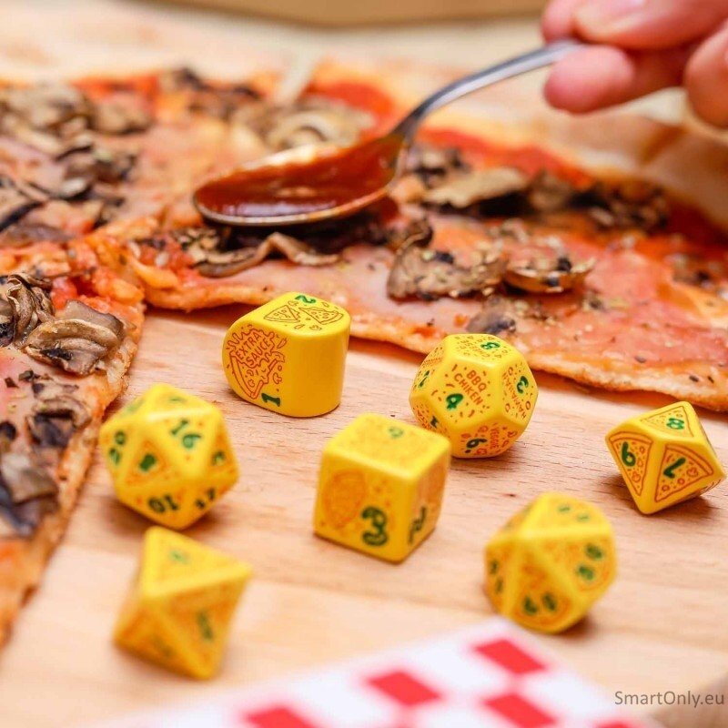 Pizza Margherita RPG kauliukų rinkinys Q WORKSHOP 1 Pizza Margherita RPG kauliukų rinkinys Q WORKSHOP 1