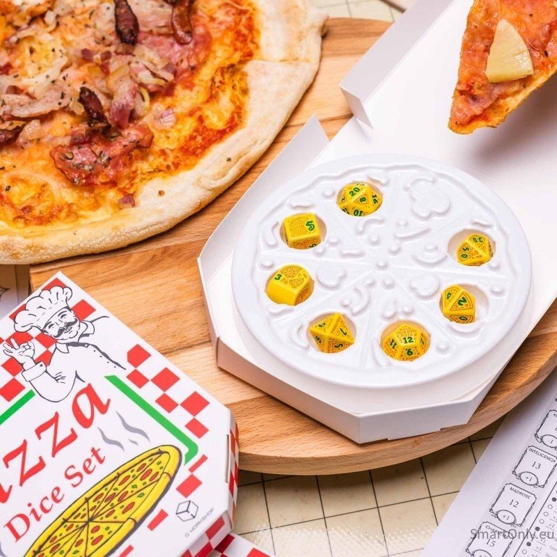 Pizza Margherita RPG kauliukų rinkinys Q WORKSHOP 6