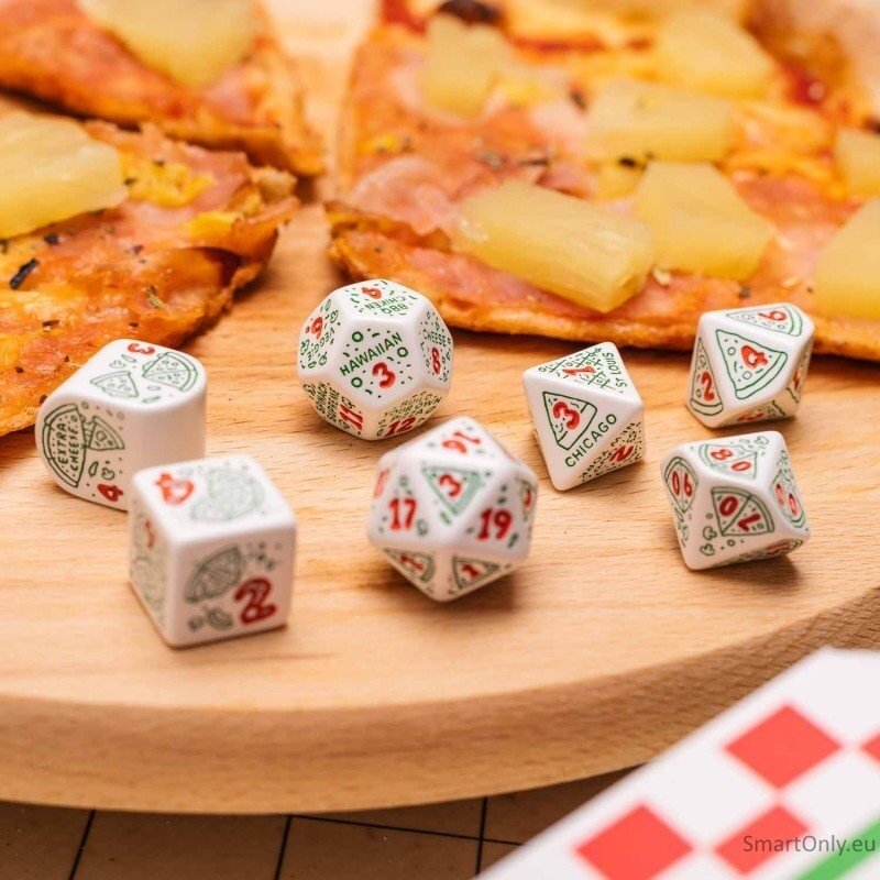 Pizza Pepperoni RPG kauliukų rinkinys Q WORKSHOP 1