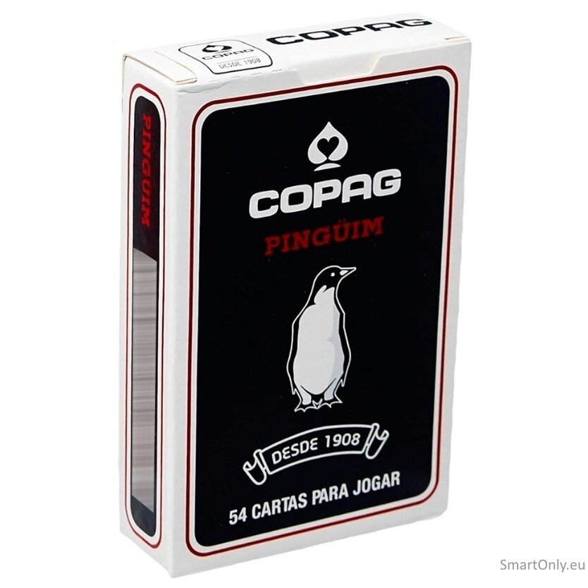 Pinguim bridžo kortos (juodos) Copag 1 Pinguim bridžo kortos (juodos) Copag 1