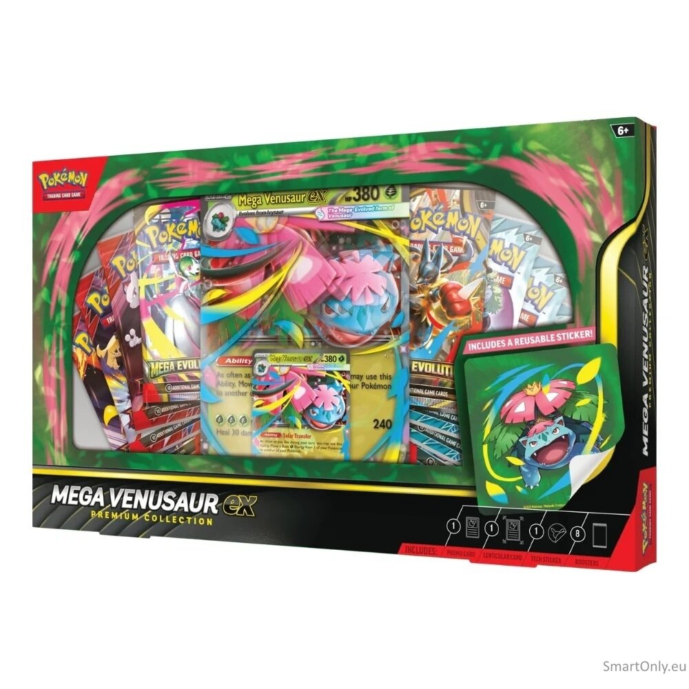 Pokémon Mega Evolution Mega Venusaur ex Premium Collection rinkinys