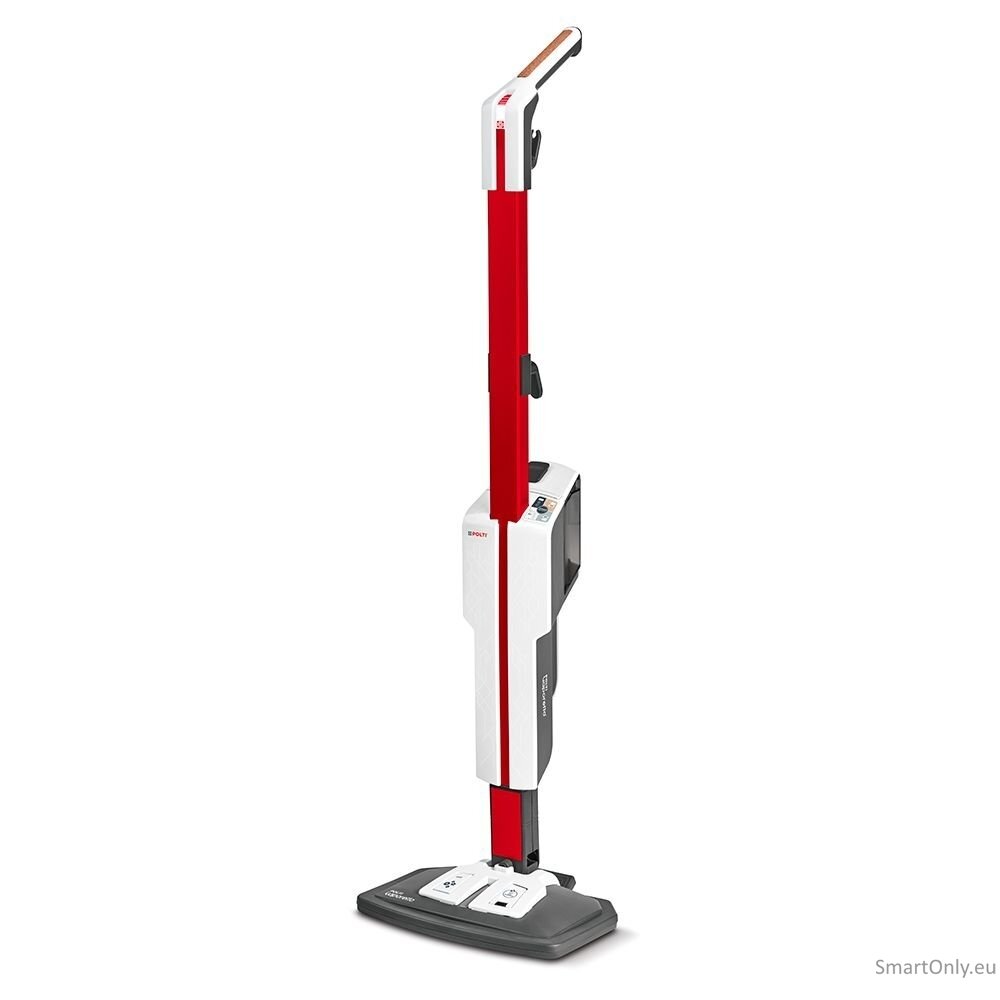 Polti Steam mop with integrated portable cleaner PTEU0306 Vaporetto SV650 Style 2-in-1 Power 1500 W, Water tank capacity 0.5 L, Red/White Polti Steam mop with integrated portable cleaner PTEU0306 Vaporetto SV650 Style 2-in-1 Power 1500 W, Water tank capacity 0.5 L, Red/White