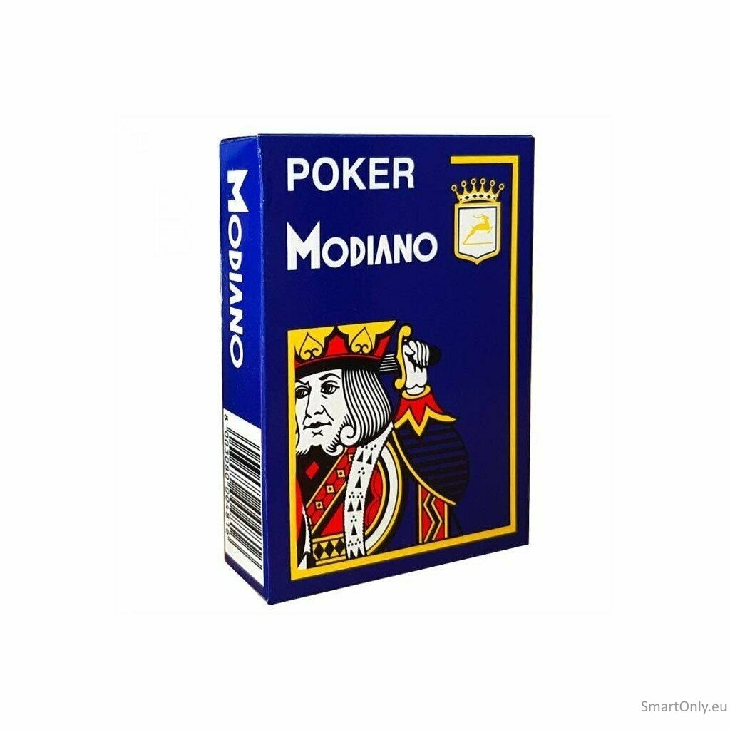 Poker žaidimų kortos (mėlynos) Modiano 2