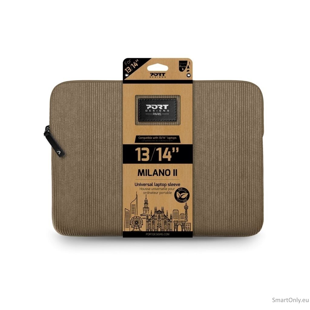 PORT DESIGNS MILANO II ECO | Fits up to size 13/14 " | Sleeve | Brown 7 PORT DESIGNS MILANO II ECO | Fits up to size 13/14 " | Sleeve | Brown 7