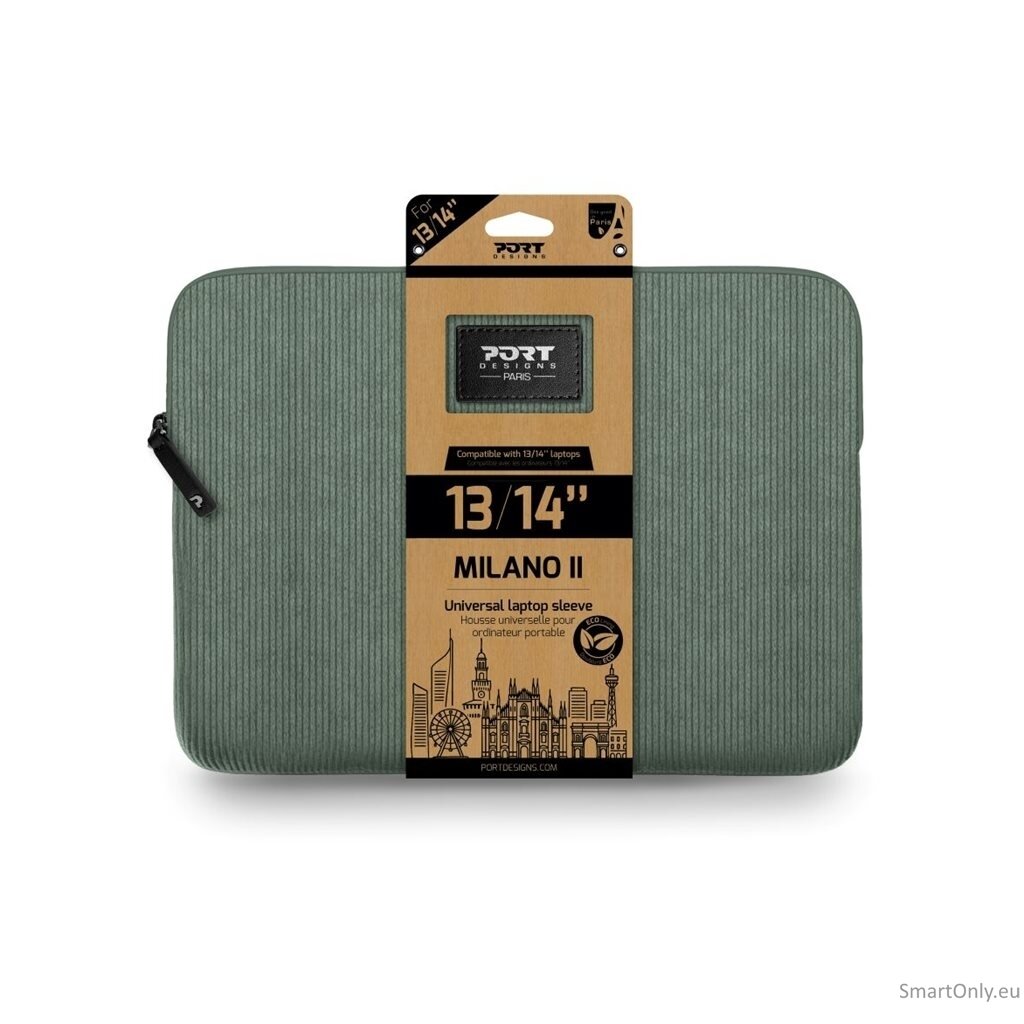 PORT DESIGNS MILANO II ECO | Fits up to size 13/14 " | Sleeve | Vert Olive 6