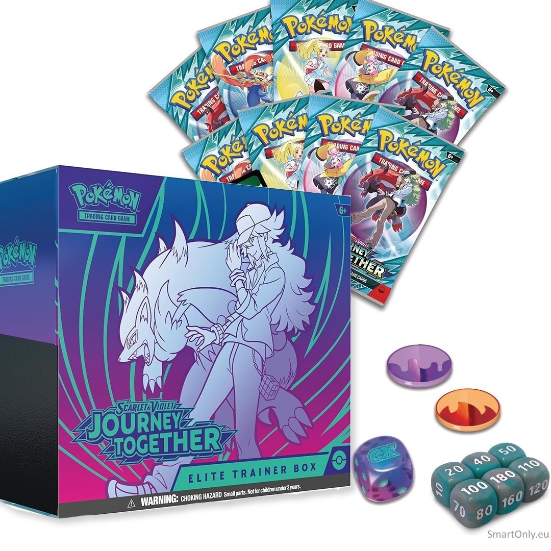 Pokémon Scarlet & Violet: Journey Together Elite Trainer dėžutė (ETB) (9 pakuotės, anglų k.) Pokémon Scarlet & Violet: Journey Together Elite Trainer dėžutė (ETB) (9 pakuotės, anglų k.)