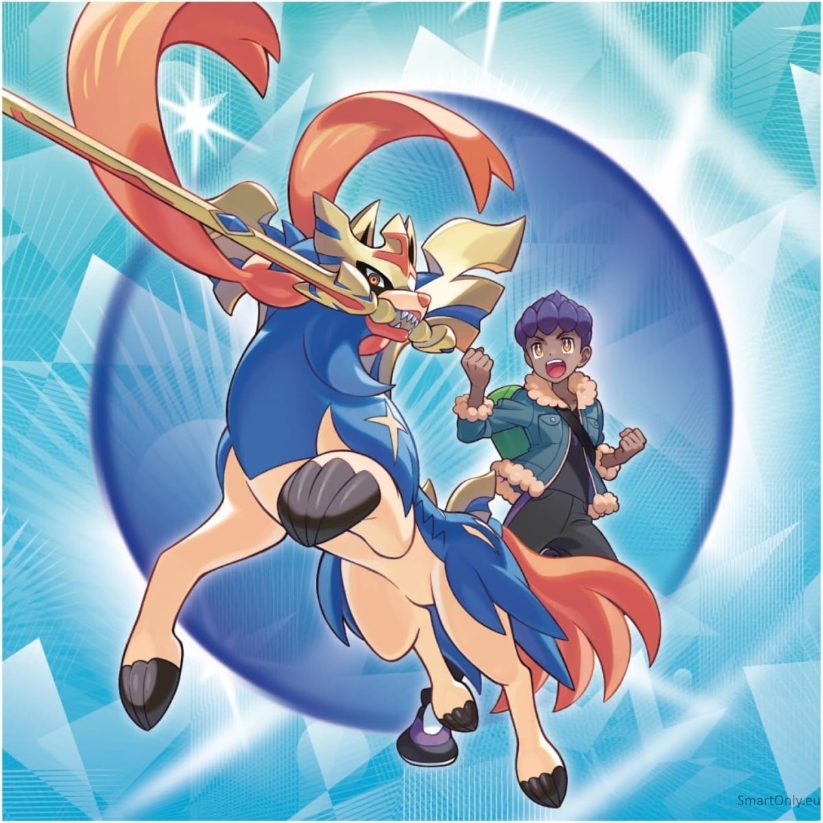 Pokemon Scarlet & Violet: Hop's Zacian EX dėžė (4 pakuotės) (anglų k.) 4 Pokemon Scarlet & Violet: Hop's Zacian EX dėžė (4 pakuotės) (anglų k.) 4