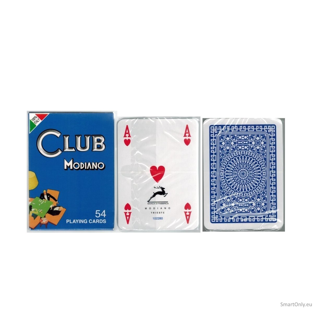 Poker Club (mėlynos) Modiano 6