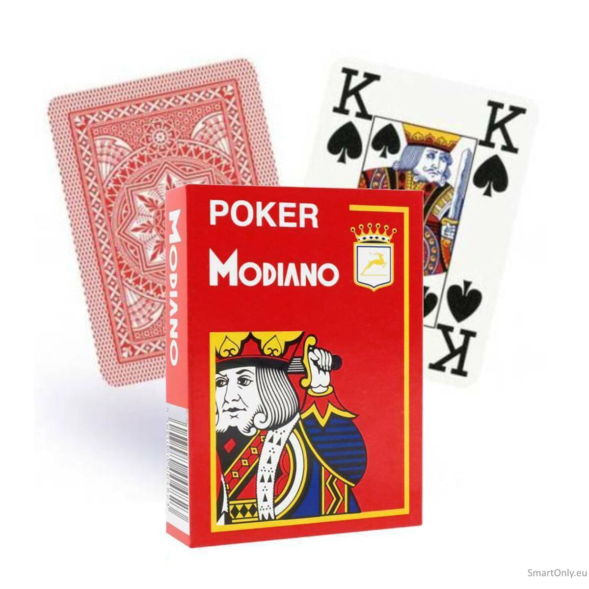 Poker Modiano žaidimų kortos (raudonos) Poker Modiano žaidimų kortos (raudonos)