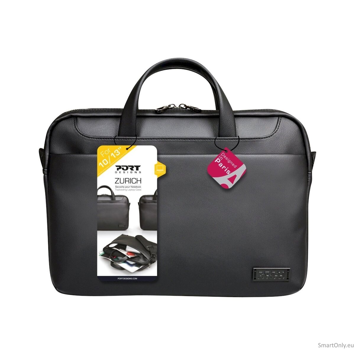 Port Designs Zurich Fits up to size 15.6 ", Black, Shoulder strap, Messenger - Briefcase 8