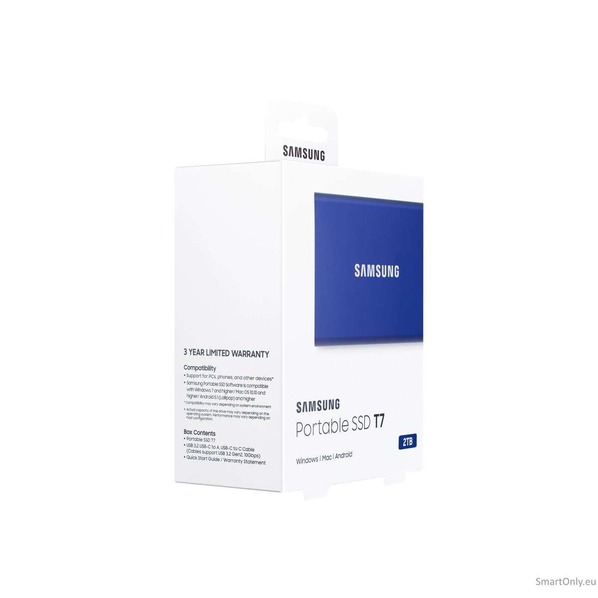 Portable SSD | T7 | 2000 GB | N/A " | USB 3.2 | Blue 16 Portable SSD | T7 | 2000 GB | N/A " | USB 3.2 | Blue 16