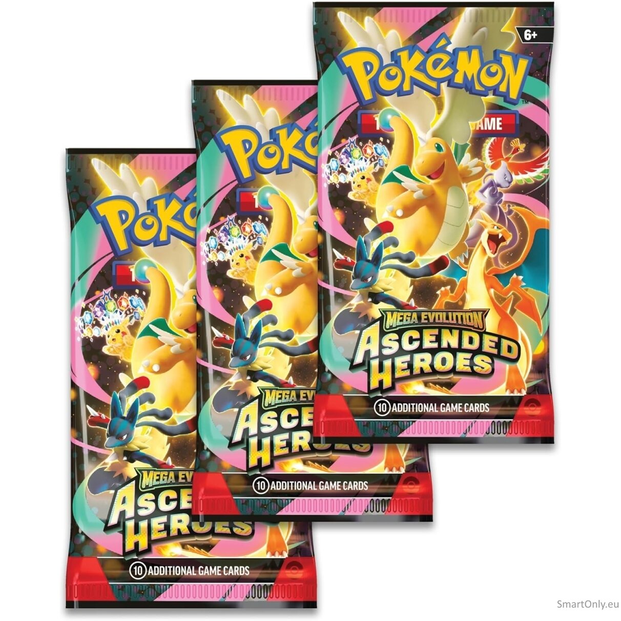 Pokemon Mega Evolution: Ascended Heroes Tech Sticker Collection rinkinys (Charmander) 1