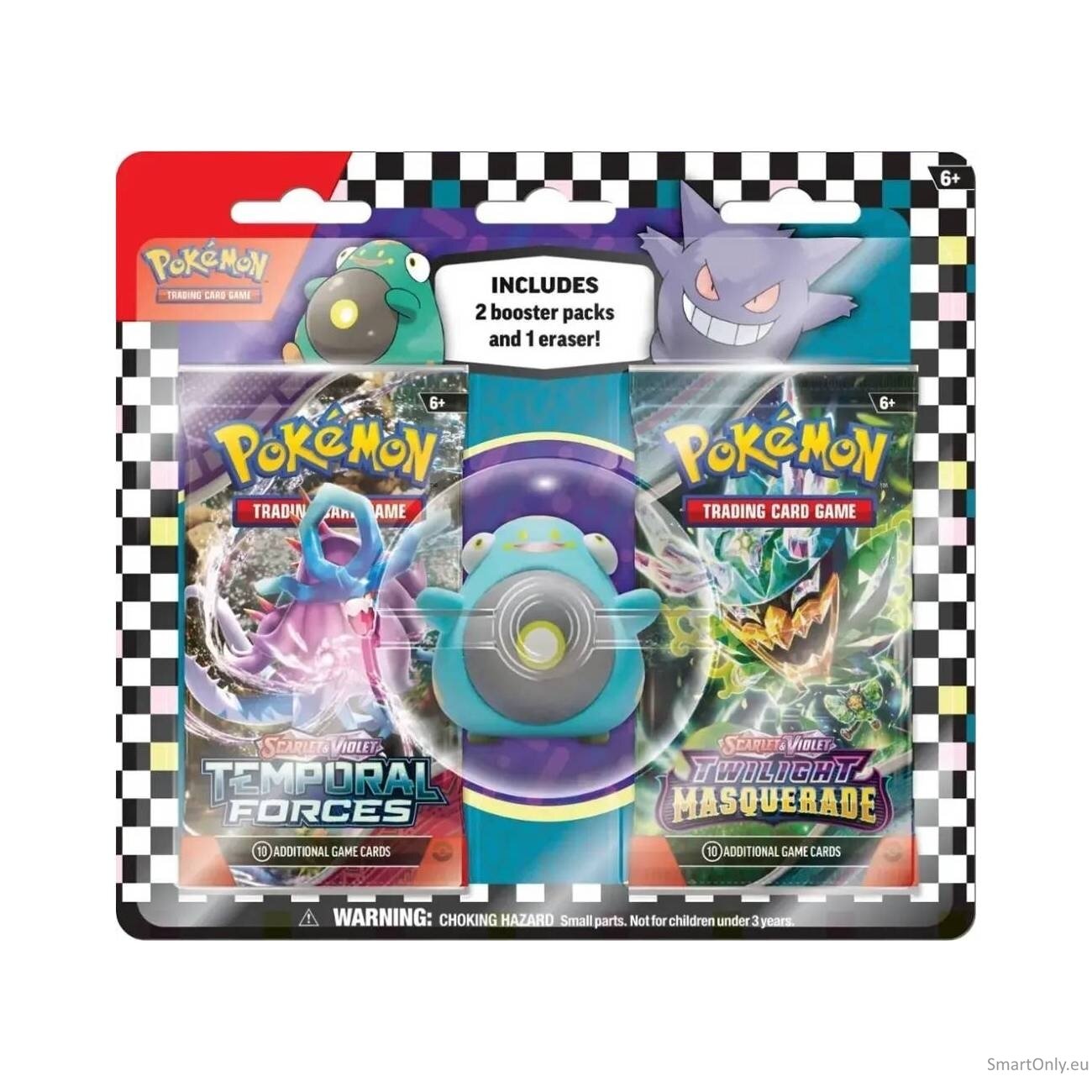 Pokémon TCG: Scarlet & Violet Back to School Eraser Bellibolt rinkinys