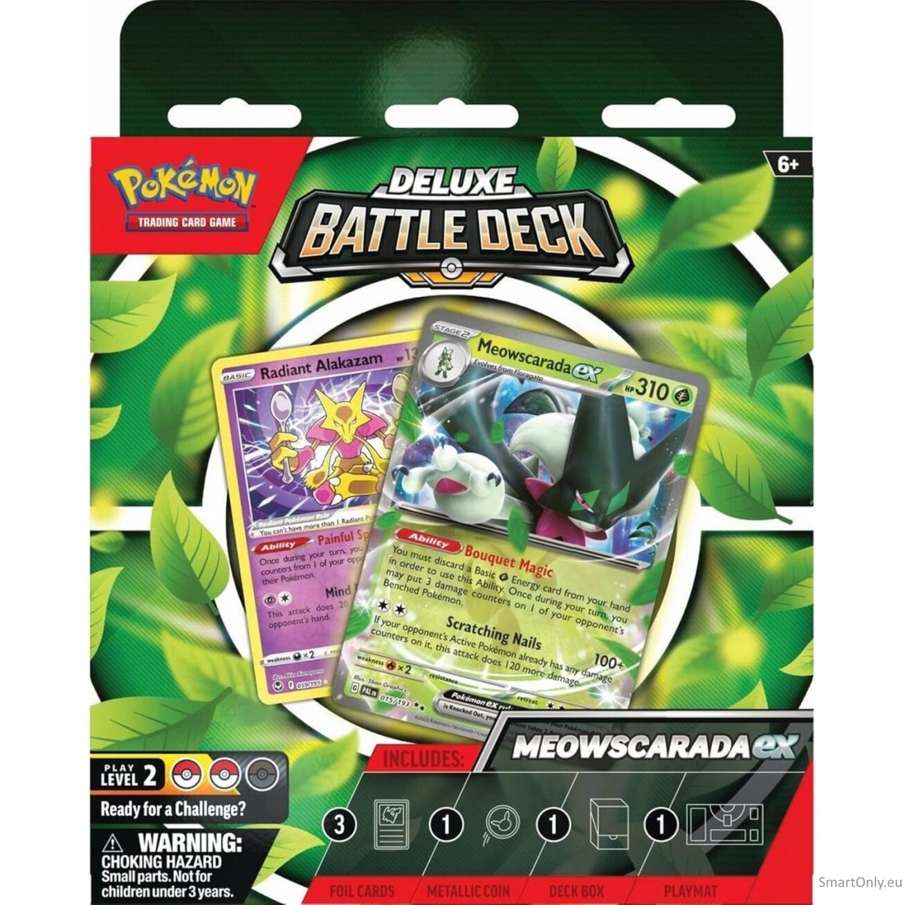 Pokémon Deluxe Battle Deck Meowscarada ex kortų kaladė 1 Pokémon Deluxe Battle Deck Meowscarada ex kortų kaladė 1