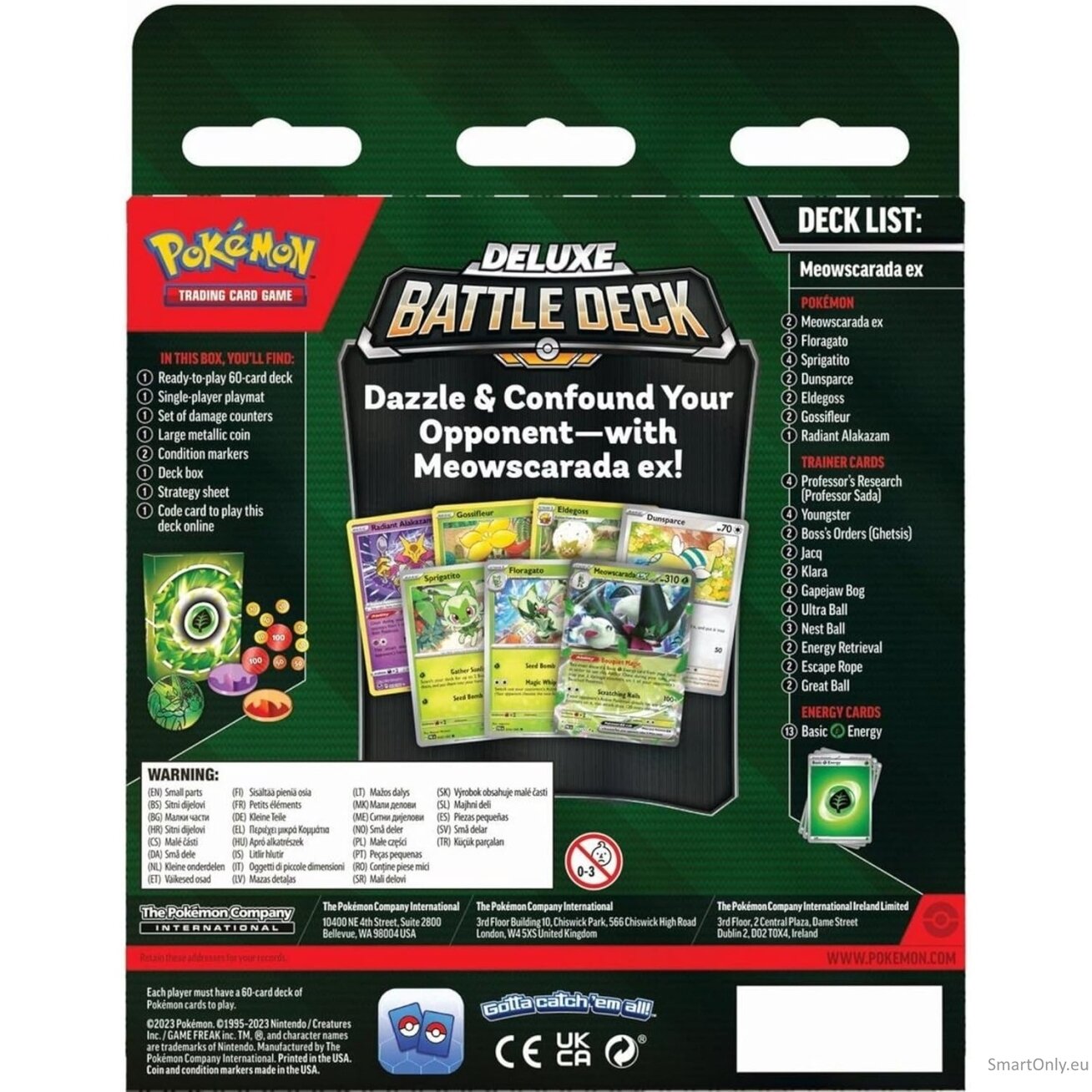 Pokémon Deluxe Battle Deck Meowscarada ex kortų kaladė 2 Pokémon Deluxe Battle Deck Meowscarada ex kortų kaladė 2