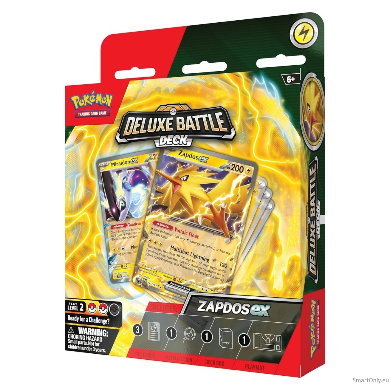 Pokémon Deluxe Battle Deck Zapdos Ex kortų kaladė 3