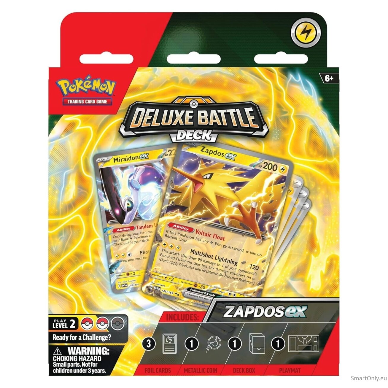 Pokémon Deluxe Battle Deck Zapdos Ex kortų kaladė