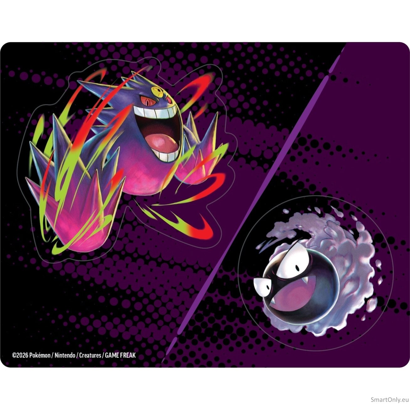 Pokemon Mega Evolution: Ascended Heroes Tech Sticker rinkinys Gastly 4 Pokemon Mega Evolution: Ascended Heroes Tech Sticker rinkinys Gastly 4
