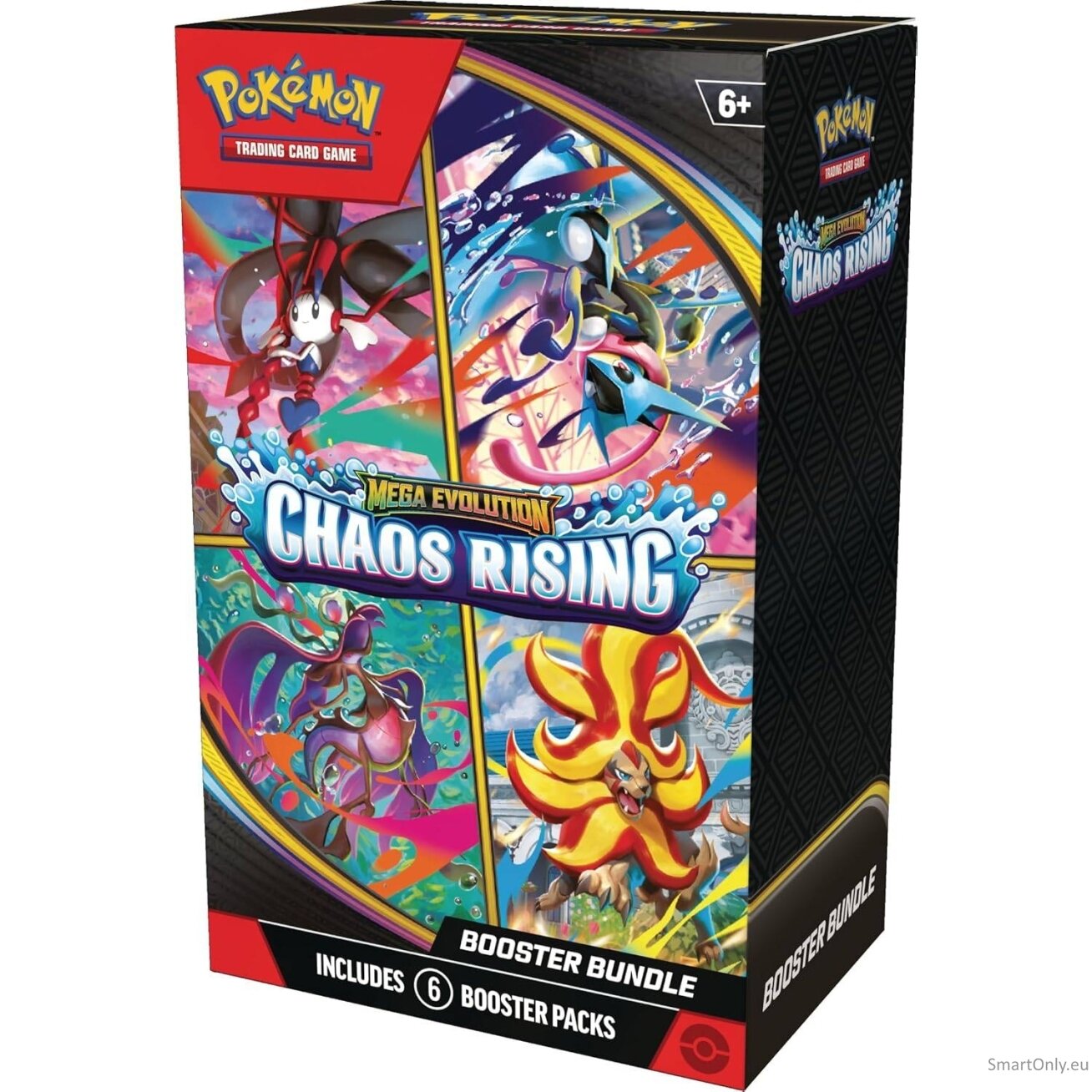 Pokemon Mega Evolution: Chaos Rising Booster Bundle rinkinys (anglų k.) 2