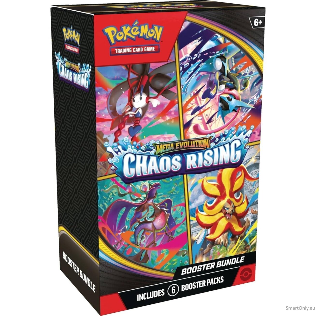 Pokemon Mega Evolution: Chaos Rising Booster Bundle rinkinys (anglų k.) Pokemon Mega Evolution: Chaos Rising Booster Bundle rinkinys (anglų k.)