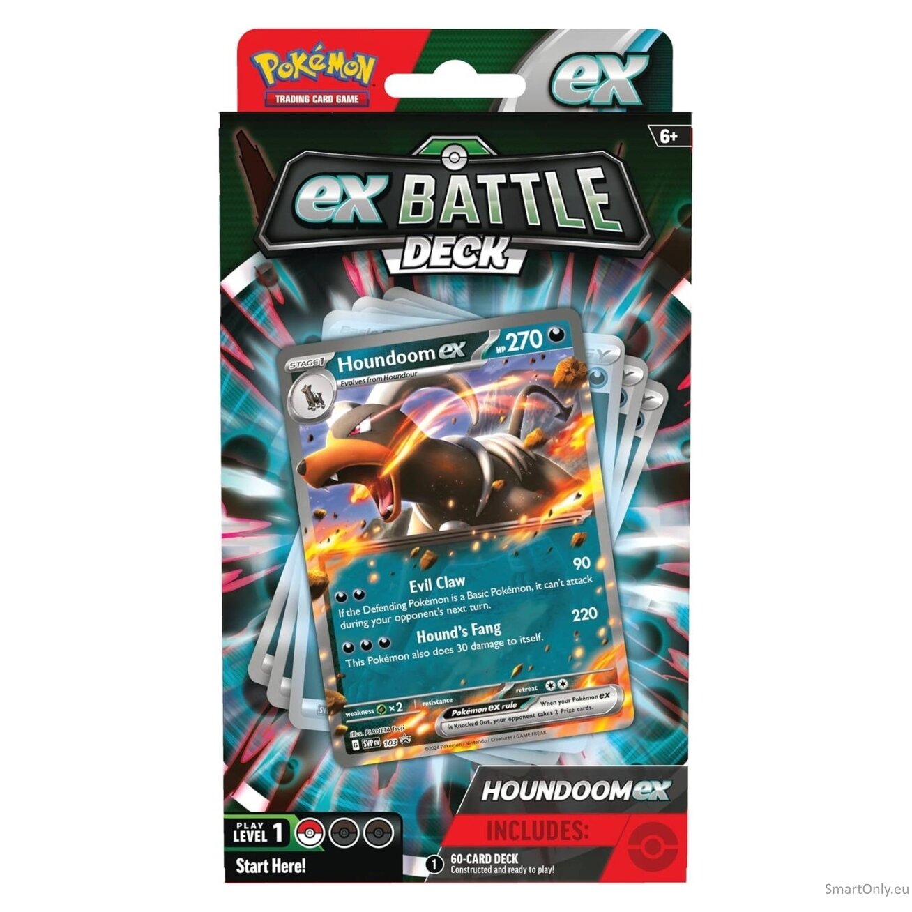 Pokémon TCG: Battle Deck Houndoom Ex kortų kaladė 1
