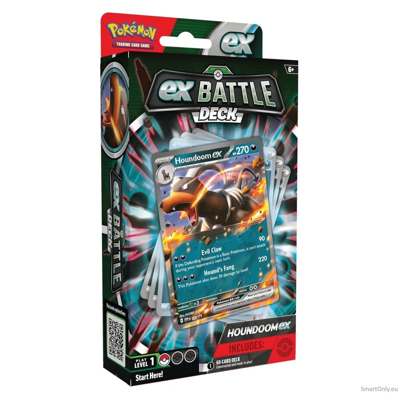 Pokémon TCG: Battle Deck Houndoom Ex kortų kaladė Pokémon TCG: Battle Deck Houndoom Ex kortų kaladė