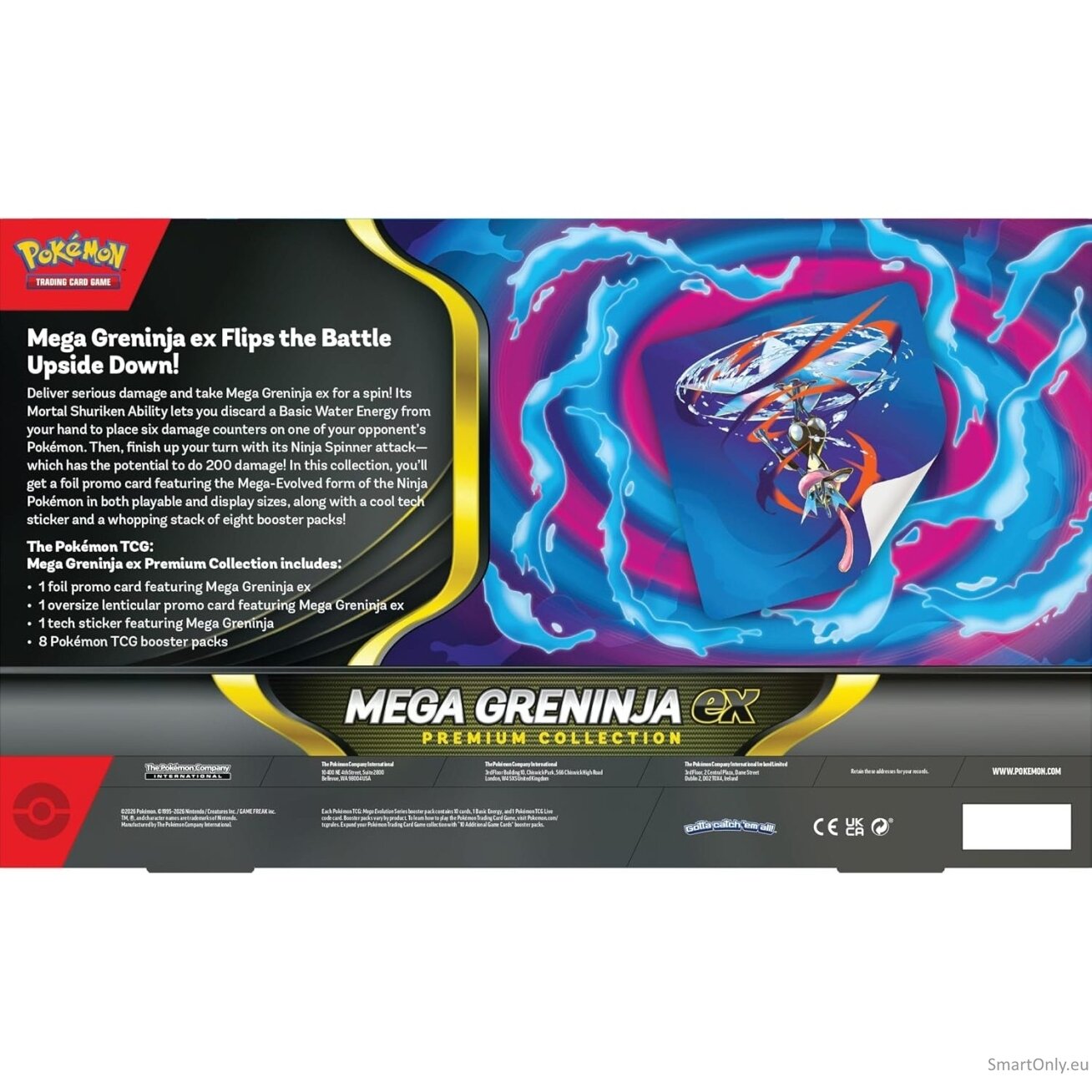 Pokémon TCG: Mega Greninja ex Premium Collection rinkinys 2
