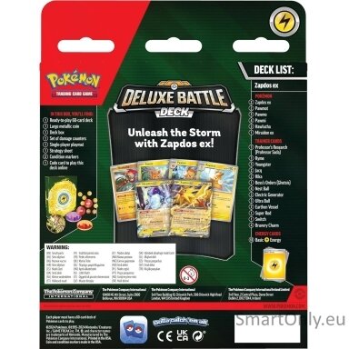 Pokémon Deluxe Battle Deck Zapdos Ex kortų kaladė