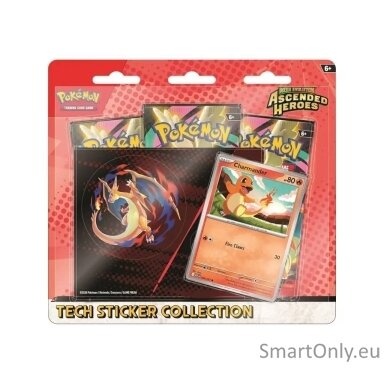 Pokemon Mega Evolution: Ascended Heroes Tech Sticker Collection rinkinys (Charmander) Pokemon Mega Evolution: Ascended Heroes Tech Sticker Collection rinkinys (Charmander)