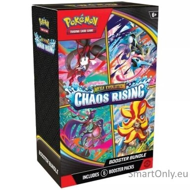 Pokemon Mega Evolution: Chaos Rising Booster Bundle rinkinys (anglų k.) Pokemon Mega Evolution: Chaos Rising Booster Bundle rinkinys (anglų k.)