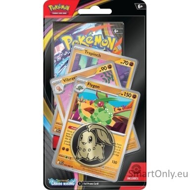 Pokémon Mega Evolution: Chaos Rising Premium Checklane Blister kortų papildymas (Flygon, Vibrava, Trapinch) Pokémon Mega Evolution: Chaos Rising Premium Checklane Blister kortų papildymas (Flygon, Vibrava, Trapinch)