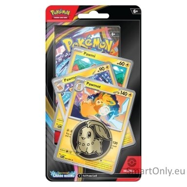 Pokémon Mega Evolution: Chaos Rising Premium Checklane Blister kortų papildymas (Pawmot, Pawmo, Pami) Pokémon Mega Evolution: Chaos Rising Premium Checklane Blister kortų papildymas (Pawmot, Pawmo, Pami)