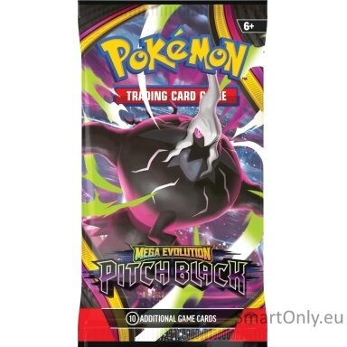 Pokémon Mega Evolution Pitch Black 3-pack blister rinkinys (Binacle)