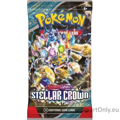 Pokémon Scarlet & Violet: Stellar Crown Booster papildymas (10 kortų) (anglų k.)
