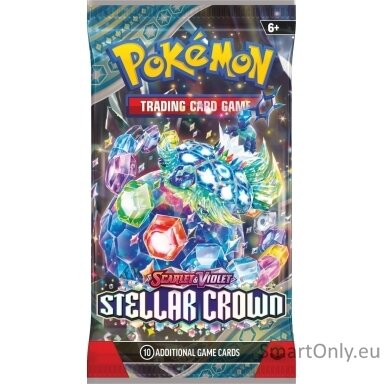Pokémon Scarlet & Violet: Stellar Crown Booster papildymas (10 kortų) (anglų k.)