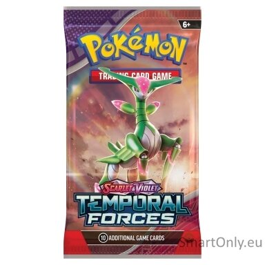 Pokémon Scarlet & Violet: Temporal Forces Booster papildymas (10 kortų) (anglų k.)