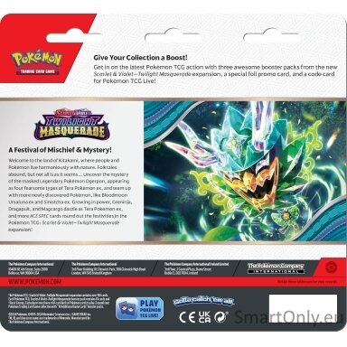 Pokémon Scarlet & Violet: Twilight Masquerade Blister rinkinys (Revavroom) Pokémon Scarlet & Violet: Twilight Masquerade Blister rinkinys (Revavroom)