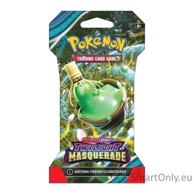 Pokemon Scarlet&Violet: Twilight Masquerade Sleeved Booster kortų papildymo pakuotė 1 vnt.