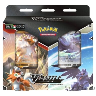 Pokémon TCG: V Battle Deck Lycanroc Vs. Corviknight rinkinys