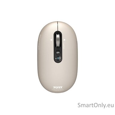 PORT DESIGNS Mouse | PURE MAC | Wireless | Bluetooth | Beige Perle