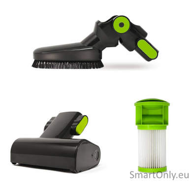Polti Vacuum cleaner PBEU0113 Forzaspira Slim SR110 Cordless operating, Handstick and Handheld, 21.9 V, Operating time (max) 50 min, Green 3