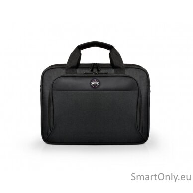 PORT DESIGNS HANOI II CLAMSHELL 105064 Fits up to size 15.6 ", Black, Shoulder strap, Messenger - Briefcase 2