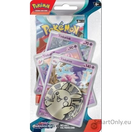 Pokémon Scarlet & Violet: Paradox Rift Premium (Tinkaton) kolekcijos rinkinys (anglų k.) 1 Pokémon Scarlet & Violet: Paradox Rift Premium (Tinkaton) kolekcijos rinkinys (anglų k.) 1
