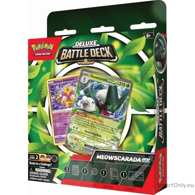 Pokémon Deluxe Battle Deck Meowscarada ex kortų kaladė 4 Pokémon Deluxe Battle Deck Meowscarada ex kortų kaladė 4