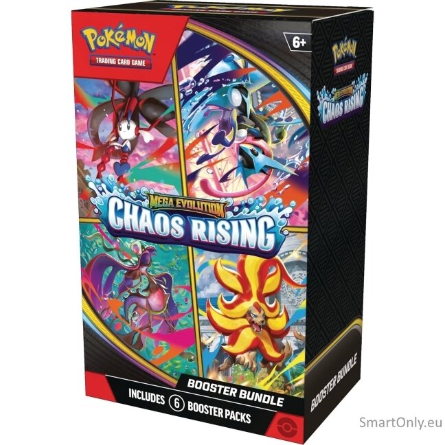 Pokemon Mega Evolution: Chaos Rising Booster Bundle rinkinys (anglų k.) 2 Pokemon Mega Evolution: Chaos Rising Booster Bundle rinkinys (anglų k.) 2