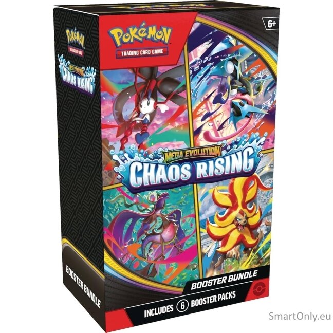 Pokemon Mega Evolution: Chaos Rising Booster Bundle rinkinys (anglų k.) Pokemon Mega Evolution: Chaos Rising Booster Bundle rinkinys (anglų k.)