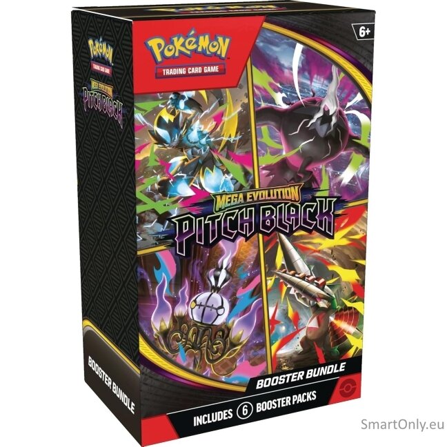 Pokemon Mega Evolution ME05: Pitch Black Booster Bundle rinkinys (anglų k.) 6 Pokemon Mega Evolution ME05: Pitch Black Booster Bundle rinkinys (anglų k.) 6